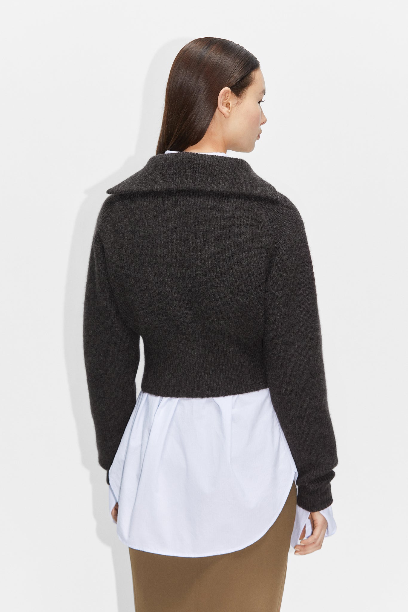 Half Zip-up Sweater