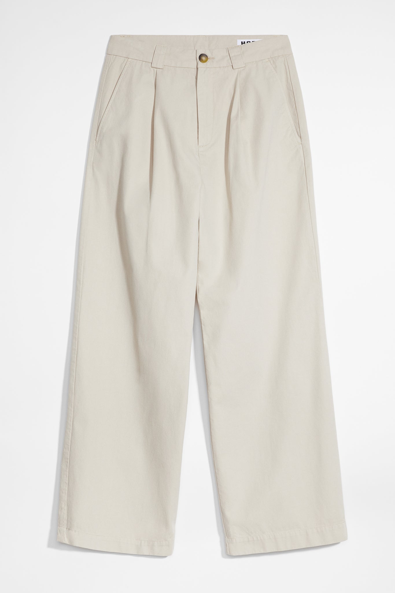 Relaxed Pleated Chinos