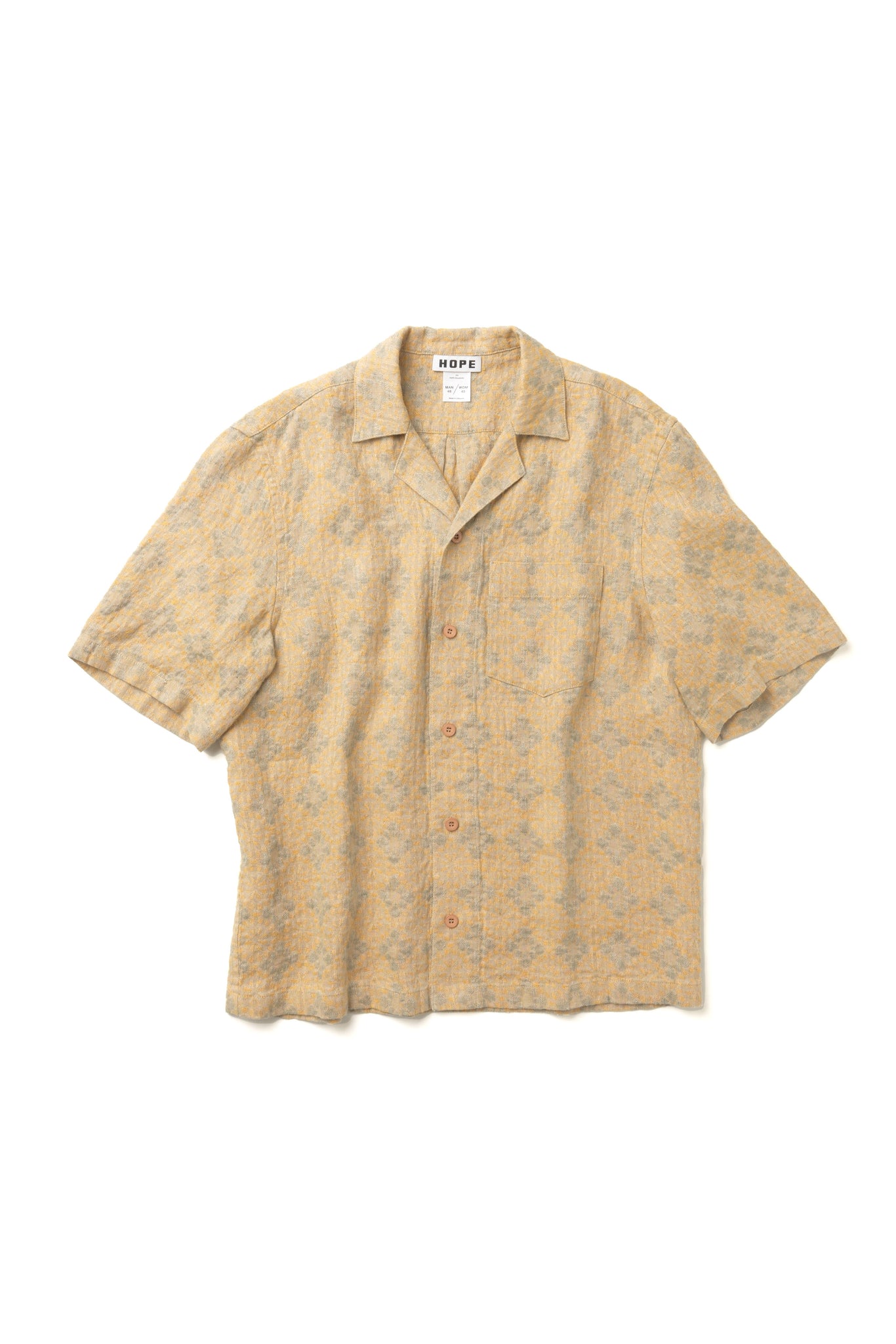 Short-sleeved Linen Shirt